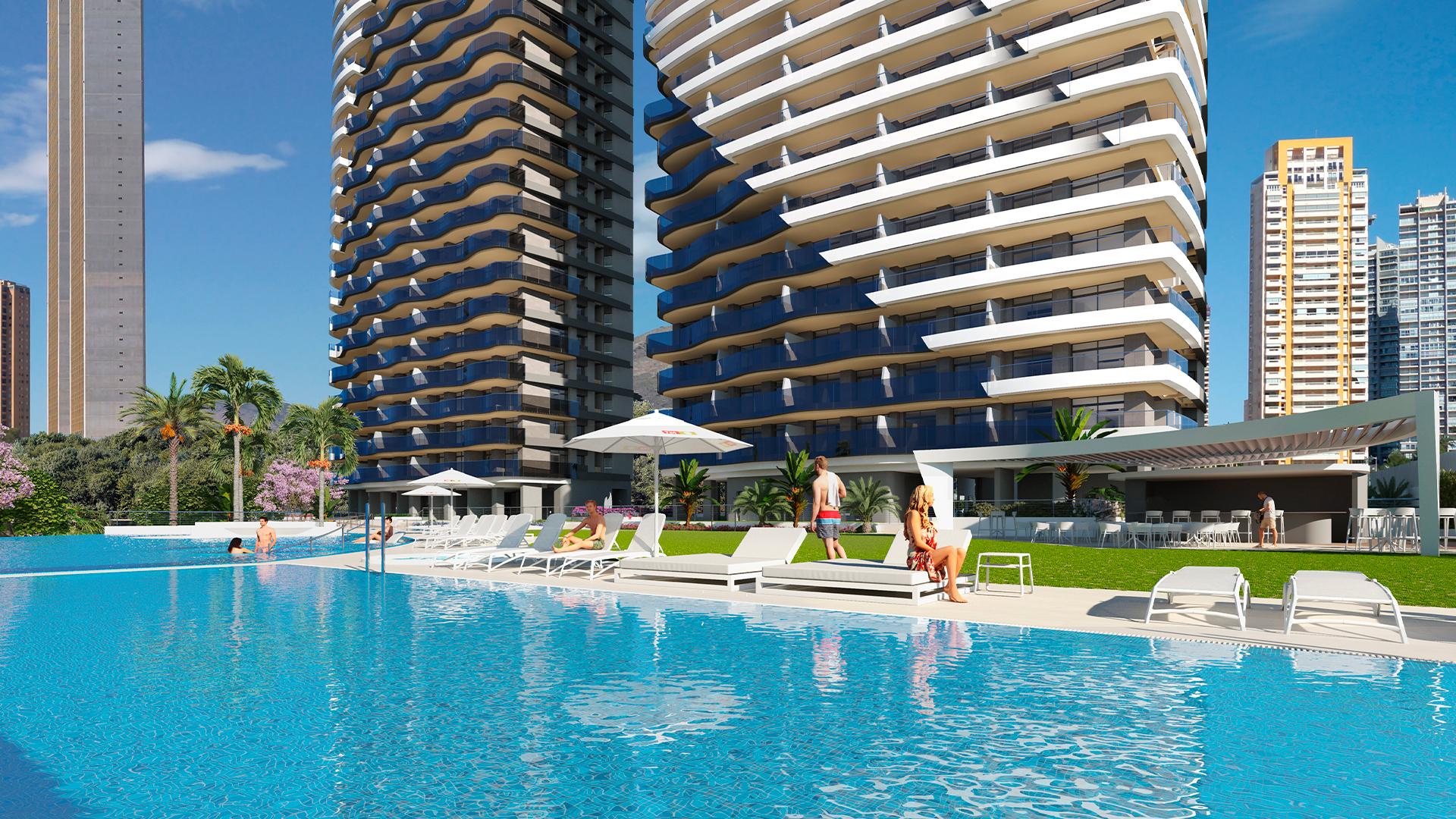 Apartments in Playa de Poniente, Benidorm (ALC-00741) — photograph 4